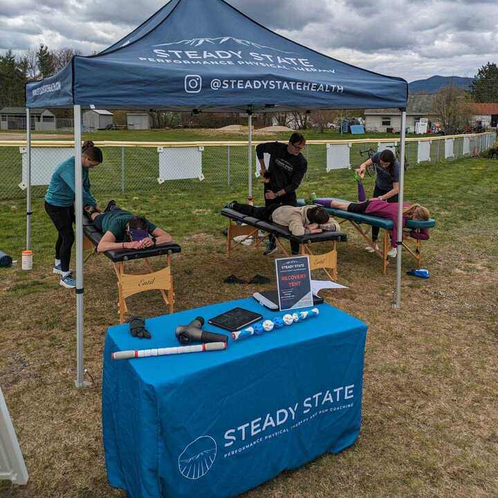 Steady State Physical Therapy team at the finish of the Sugarloaf Marathon. Steady State Physical Therapy team at the finish of the Sugarloaf Marathon.